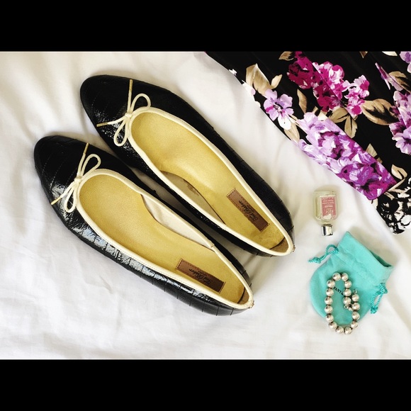 {Ted Baker} black ballet flats - Picture 2 of 3
